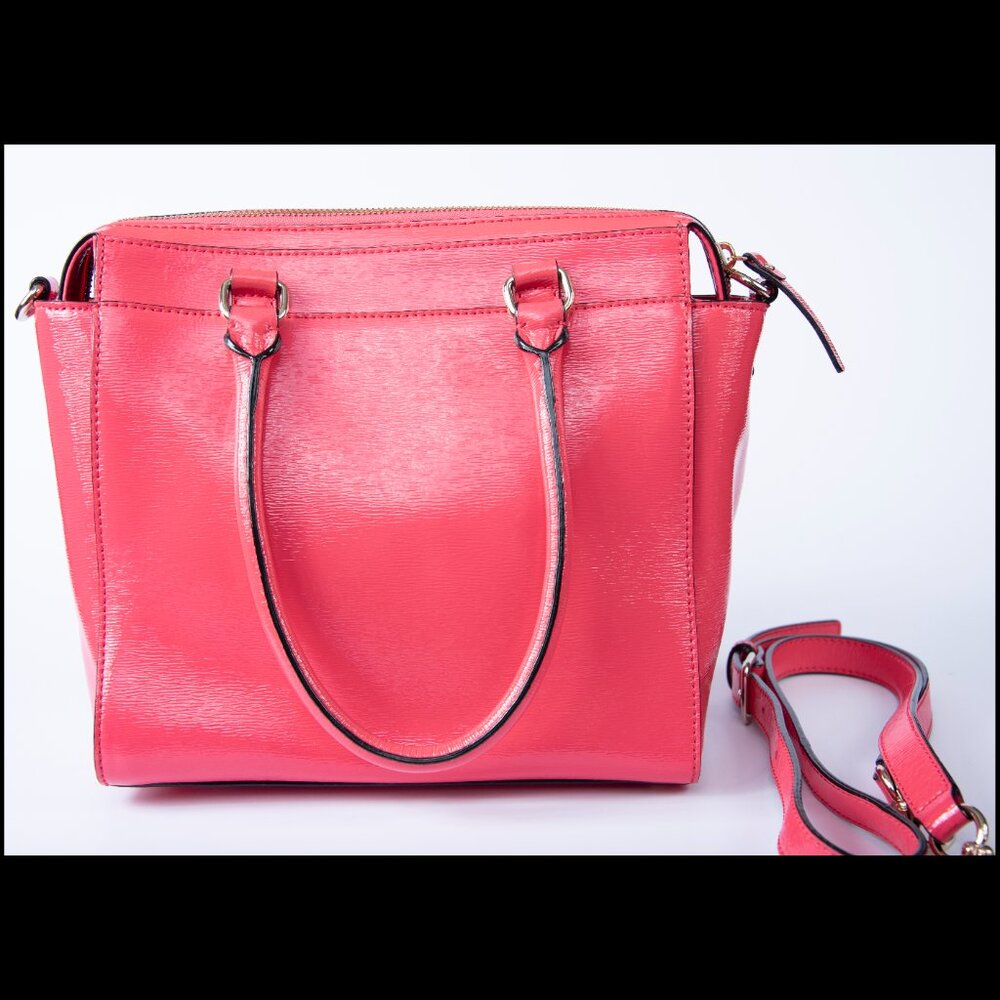 Kate Spade Beacon Court Jeanne Strawberry Patent Leather Satchel Purse EUC - Picture 3 of 8